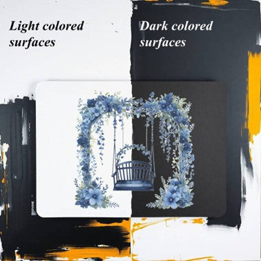 Transparent PET Stickers - Dark Blue Garden Elements (The Midnight Garden)